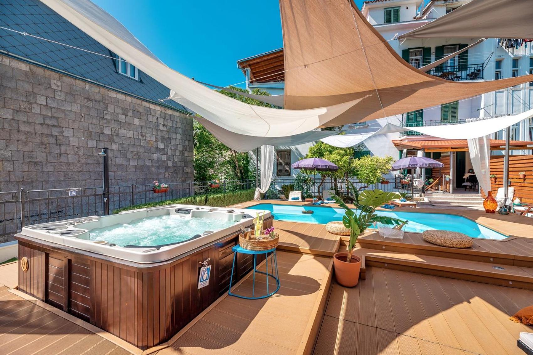 Evala Luxury Rooms With Pool And Garden Split Exterior foto